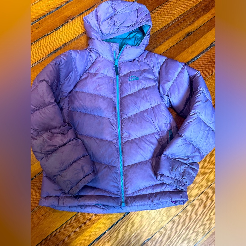LL Bean 650 fill down puffer coat